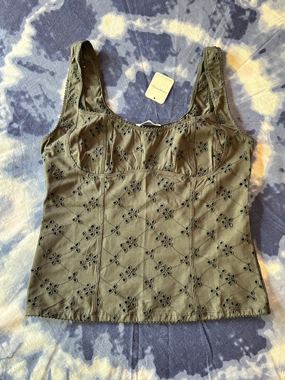 Full Bloom Eyelet Camisole